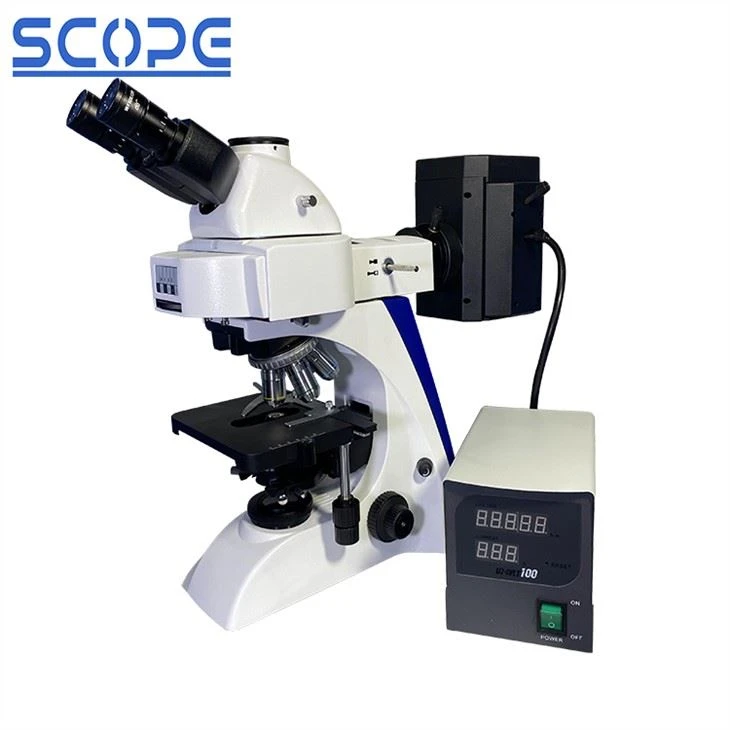 Microscopi de fluorescència de font de llum LED