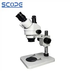 Microscopi estereoscòpic de zoom trinocular per a PCB, proves elèctriques